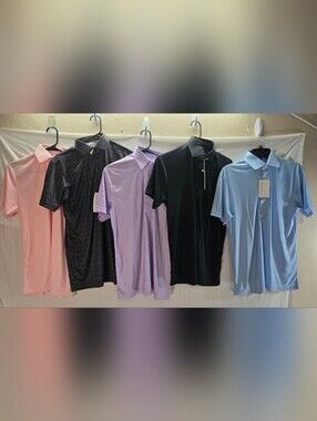Lot of 5 Collars & Co Men's Size Small Polo Dress Shirts New with Tags